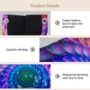 2 Pack Tissue Box Cover Holder, Peacock Feather Trippy Rectangle