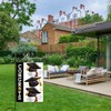 Congrats Graduation Garden Flag,Graduates Caps Diploma Ceremony Class 2025 Yard