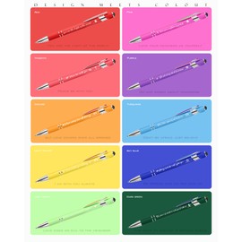 Ctsotmybs Christian Pens 2-in-1 Stylus Inspirational Bible Verse Pens Bulk Christian Gifts for Men Women Appreciation Gifts for Coworkers Smooth Writing Black Ink for School Office Church Supplies 10-Pack