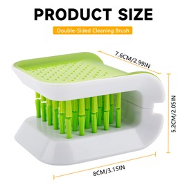 Car Seat Belt Cleaning Brush,Double Sided U-Shaped Interior Car Detailing Brushes,Non-Slip Seatbelt Cleaner,Multifunctional Cutlery Cleaner Brush,Washing Tool Seatbelt Cleaning Supplies (1PC)