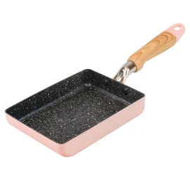 Wahei Freiz RB-3486 Sakura Color Egg Grilled 5.1 x 7.1 inches (13 x 18 cm), IH Gas, Pink, Light Egg Pan, PFOA-Free, Fluorine Resin Processing, New Life