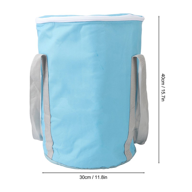 Collapsible Foot Soaking Bath Bag 5 Layer Insulated Waterproof Portable