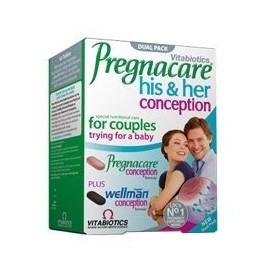 Vitabiotics THREE PACKS of Vitabiotics Pregnacare His & Hers by Vitabiotics