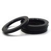 GoldenSunny 78.1 to 106 Hub Centric Rings, Black Plastic Hubcentric