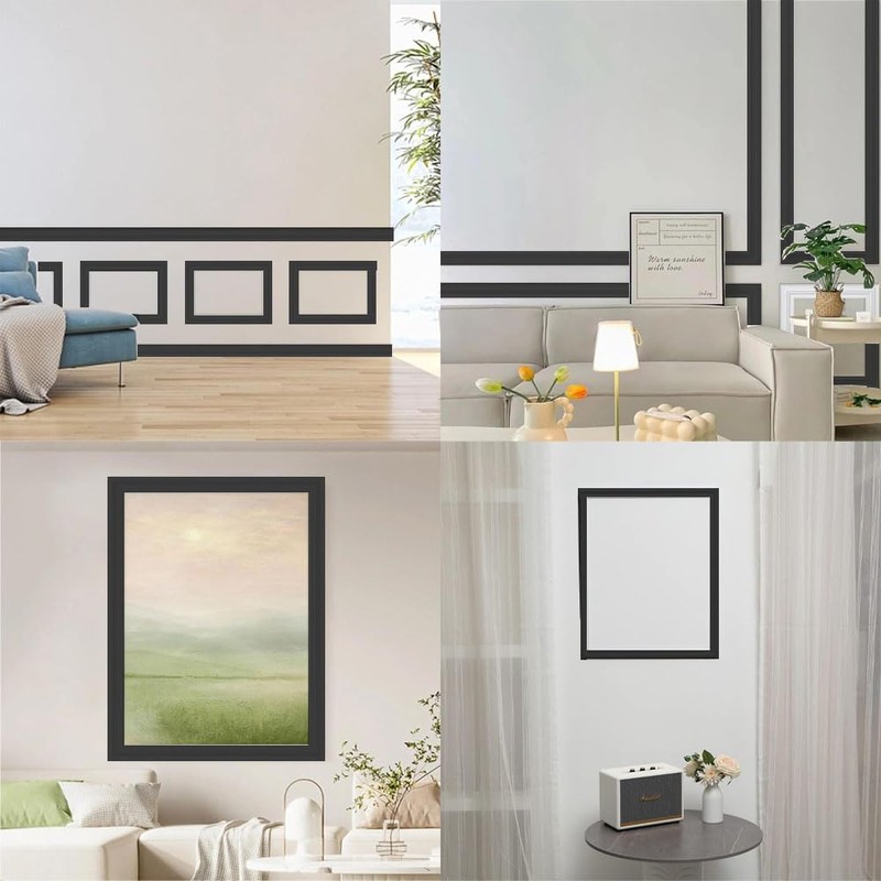 Stucco Moulding Ceiling (Black 3.5m*4cm)