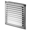 METAL Air Vent Grille Cover 165x240 (6.5x9.5") WHITE Ventilation Grill