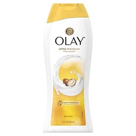 Olay Body Wash Ultra Moisture Shea Butter 22 Ounce (650ml) (6 Pack)