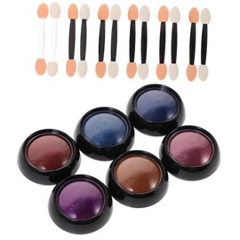 Healeved 6sets Nail Glitter Powder Iridescent Manicure Kit DIY Nail Art Supplies