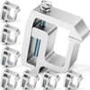 moveland Upgraded 8 PCS Truck Topper Clamps - Heavy Duty
