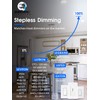 12 Pack 5/6 Inch 5CCT LED Recessed Lighting Retrofit, 2700K/3000K/4000K/5000K/6500K