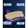 ECCPP Brake Pads Fits for 2008-2014 FLHTCU Ultra Classic Electra