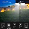 Solar Motion Sensor Wall Light 2 Heads IP65 Waterproof High