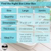 Luli & Cat Disposable Litter Boxes for Cats | Large