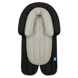 COOLBEBE Upgraded 2-in-1 Babybody Supports for Newborn Infant - Extra Soft Breathable Car Seat Insert Cushion Pad, Perfect for Carseat, Stroller, Swing, Bouncer Black