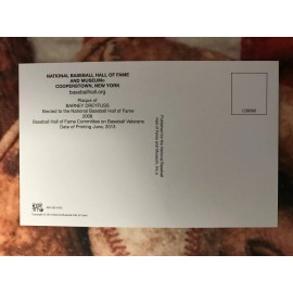 Barney Dreyfuss Postcard - Baseball Hall of Fame Induction Plaque - Photo