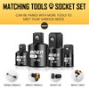 BOEN 4 Piece Impact Socket Adapter Set and Reducer Set,