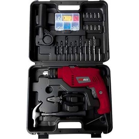 PROMAKER Hammer Drill & 88 pcs Hand Tool Set. 4.7AMP 550W 1/2in PRO-TP550KIT