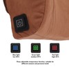 Khaki Portable Heating Waist Cushion USB Port 3 Adjustable Temperature