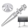 Kalevel Speaker Spikes Isolation Stand Foot Cone Silver Speaker Spikes