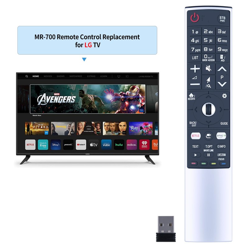 GOUYESHO AN-MR700 USB Remote Control for LG TV AN-MR700 AN-MR600