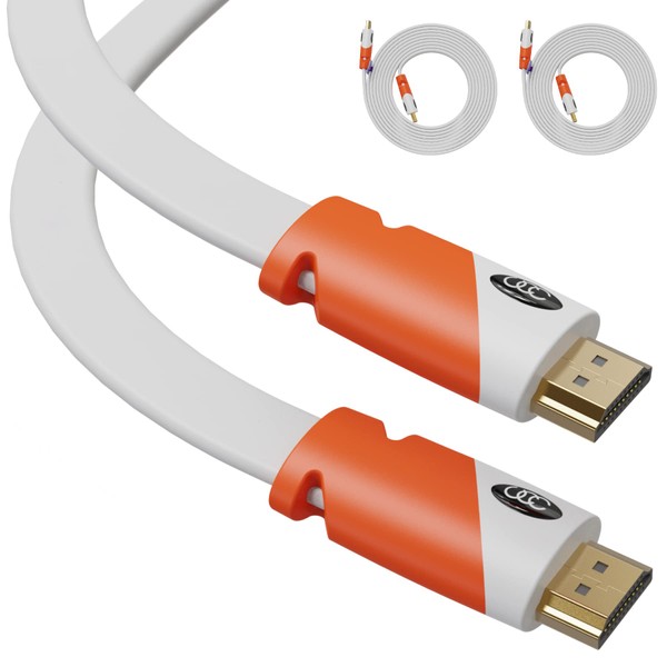 Ultra Clarity Cables Flat HDMI Cable 10 ft - 2
