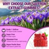 VAJYKEWJY Saffron Gummies (88.5 mg) with Magnesium — Enhanced with