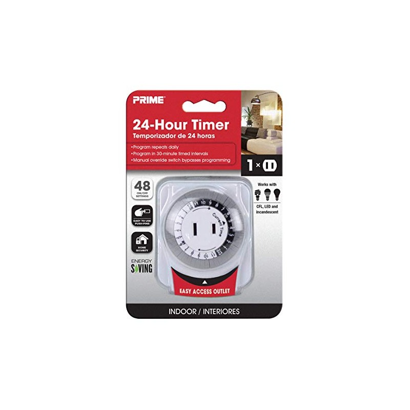 Prime Wire & Cable TNI24111 1-Outlet Wall Tap with EZ