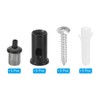 PATIKIL Cord Grip Connector 5 Set Adjustable Steel Wire Rope