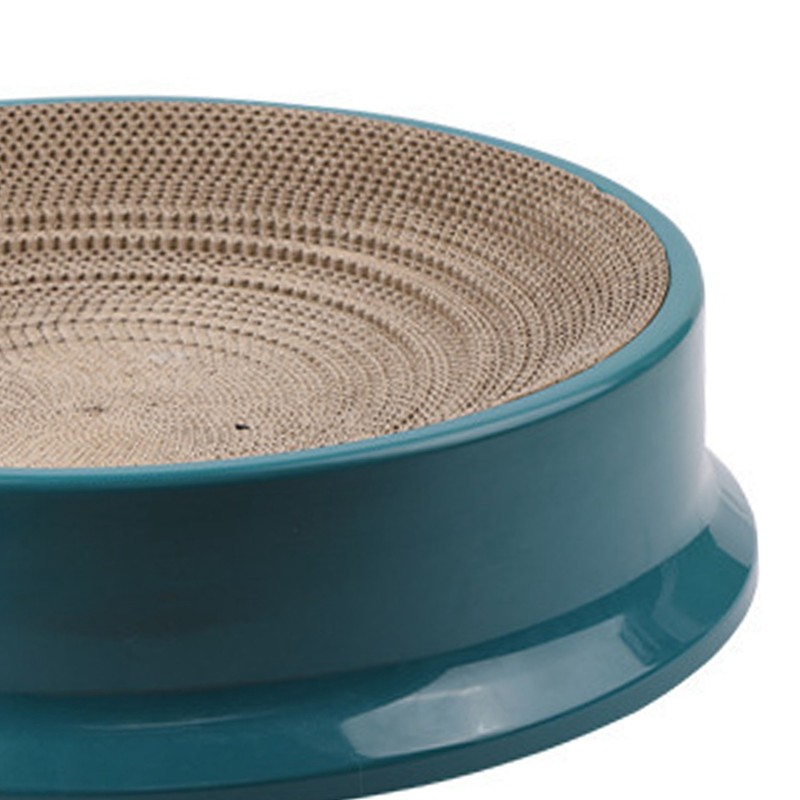 Cat Scratcher Bed with Replaceable Scratching Board Large Round Shape