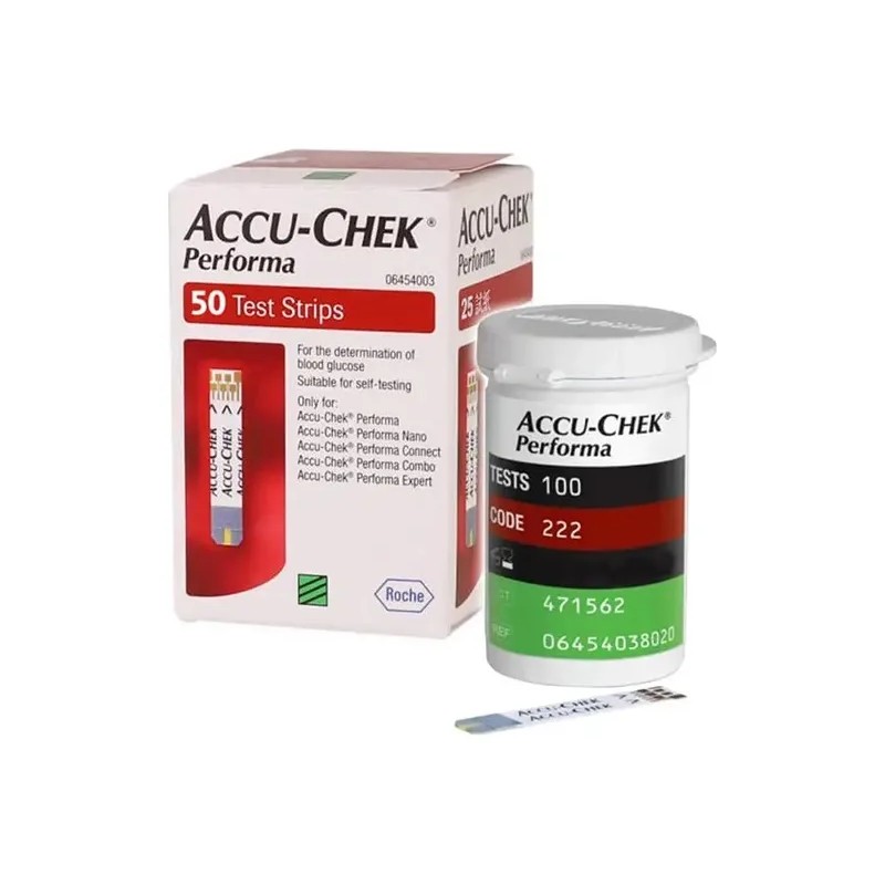 Tiras Reactivas Accu-chek Performa Caja Con 50 Piezas
