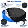 Round Above Ground Pool Cover 4-15FT, Waterproof Swimming Pool Blanket