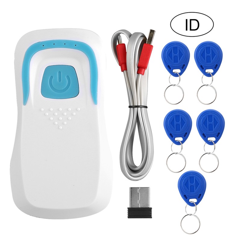 Bluetooth RFID Card Reader Wireless Code Scanner with 5 Cards