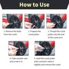 2 Pcs Bicycle Crank Remover Tool, Bicycle Crank Extractor Puller,