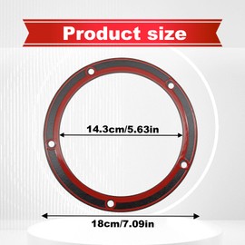5 Holes Twin Cam Derby Cover Gasket 25416-99X Compatible with Harley Touring Dyna Electra Glide Softail Fatboy FXD 1999-2016 (1 Pcs)