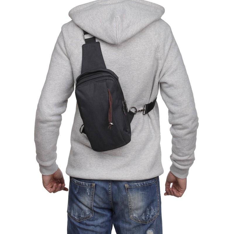 Raymark CASUAL Body Bag, Men's, Women's, Shoulder Bag, Black