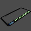iPick Image 3D Night Glow Luminescent Logo on Black Metal
