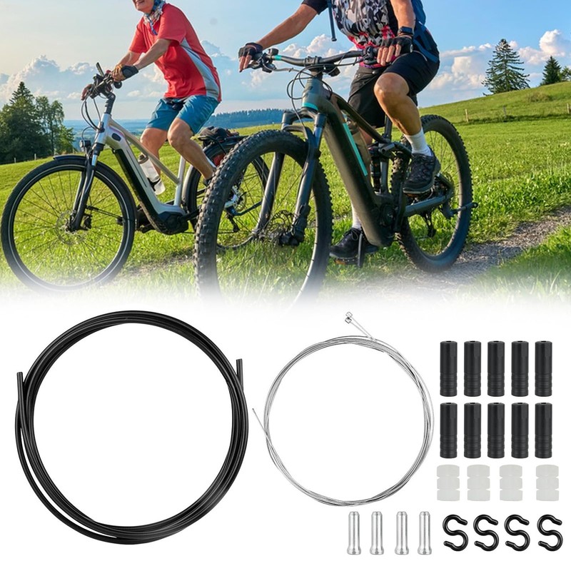 Bicycle Shift Cable Set, Universal Bicycle Shift Cable for Mountain