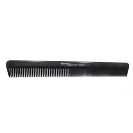 Hercules Sägemann HS C6 Carbon 6 Professional Hair Cutting Comb Anthracite Hair Comb (Anti-Static) Carbon Comb with 2 Teeth Fine + Coarse, 7 Inches, Hair Comb (6a)