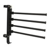 RV Clothes Drying Rack Aluminum Multifunctional Anti Rust 180° Rotatable