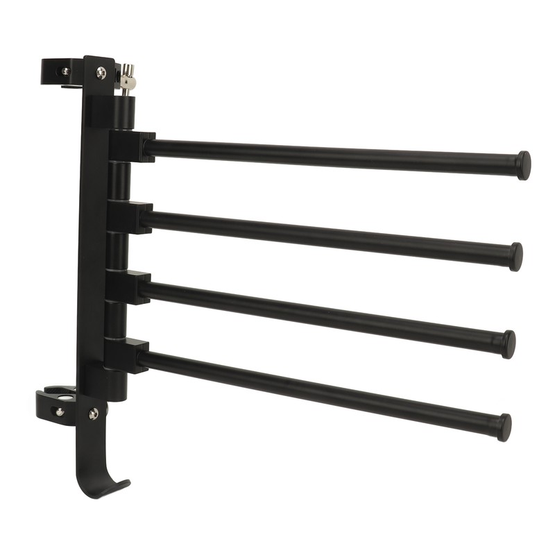 RV Clothes Drying Rack Aluminum Multifunctional Anti Rust 180° Rotatable