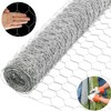 TINVHY Galvanized Hexagonal Wire Poultry Netting Mesh for Craft Projects
