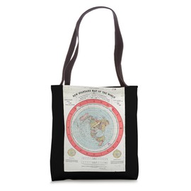 Gleason's new standard map of the world globe Tote Bag