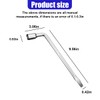 UHANBUT 17mm Car Spare Tire Lug Wrench, L Type Automotive