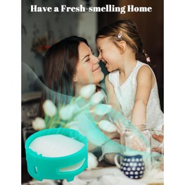 BBT BAMBOOST Odor Neutralizer Replacement Cartridges Compatible with Shark AZ3000, AZ3002, HZ3000, HZ3002, ZD550, IZ862H, IZ562H, Teal(6 Pack)