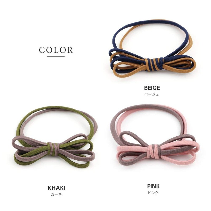 Cream dot Women's Hair Accessory, Popular, 9 Colors, Thin, Ribbon,