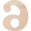 Hillman 847327 Pine House Number 6, 6.5-Inch Wood