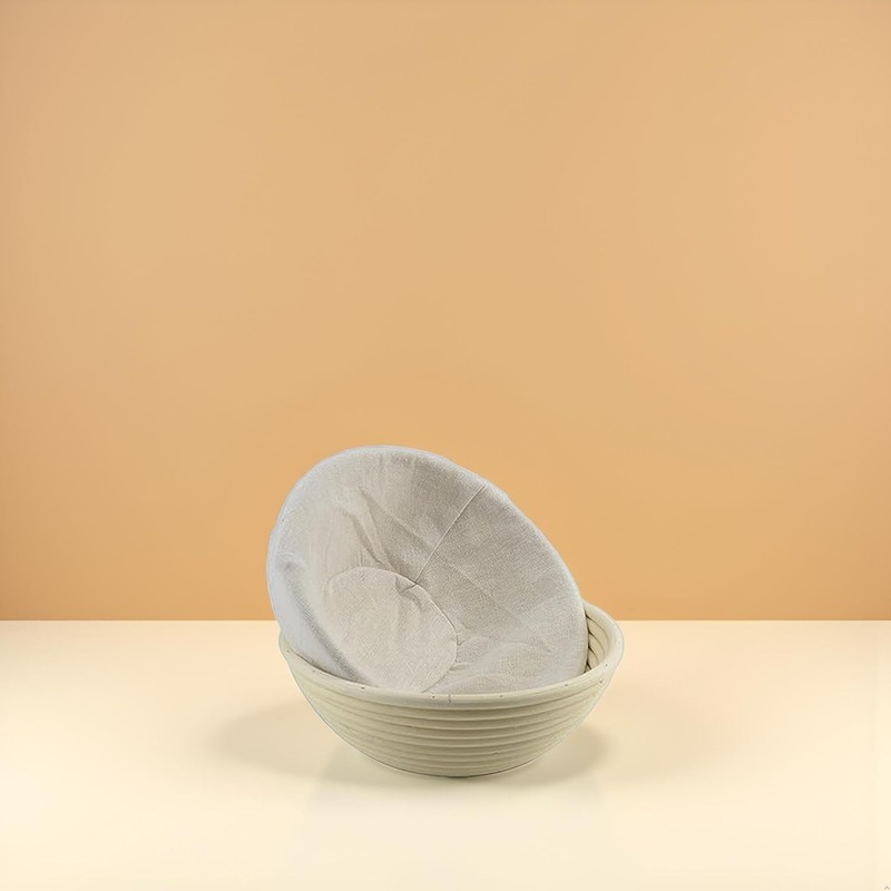 9 Inch Proofing Bread Basket Cloth,Round Cloth Baking Supplies Bread,