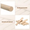 PATIKIL 1 x 6 Inch Dowel Rods Wood Sticks, 10