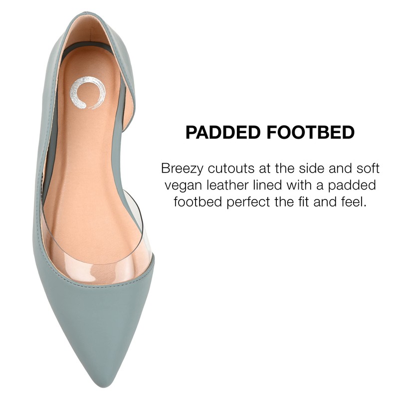Journee Collection Mikki - Zapatos Planos de Ballet para Mujer,