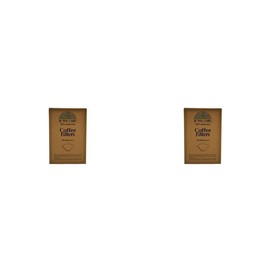 Pack of 2 x If You Care #4 Cone Coffee Filters - Brown - 100 Count